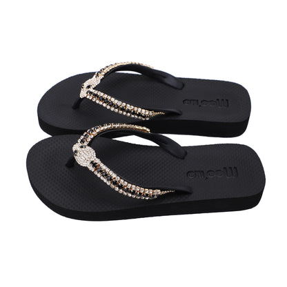 Flip-Flop / Schlange - Schwarz