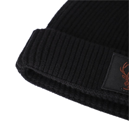 Mützen & Schals / Mütze Hirsch - Schwarz grob