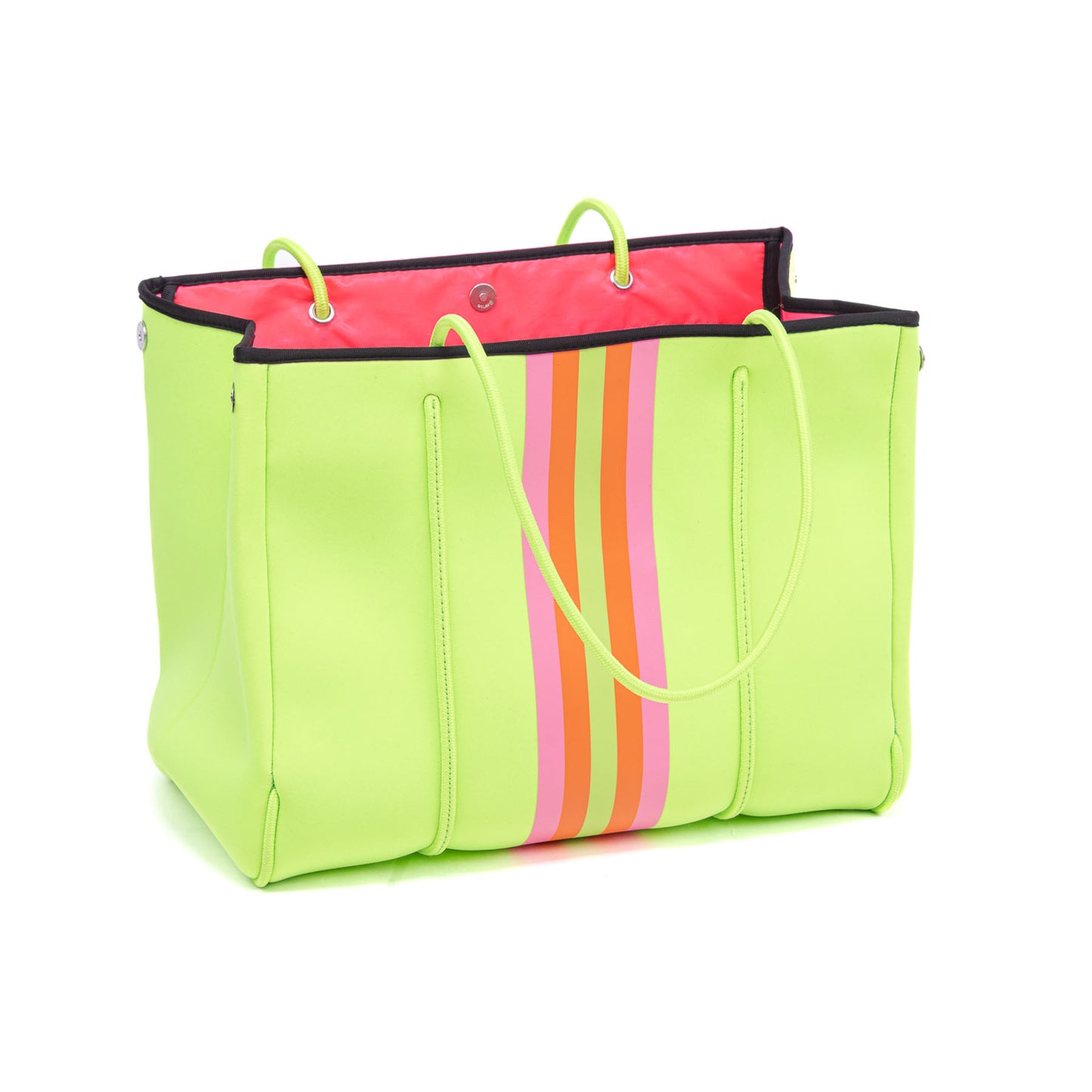 Taschen / Neopren-Shopper Lilly - Bär Neongrün