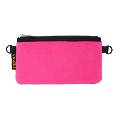 Taschen / Neopren-Clutch Susan - Samt Pink