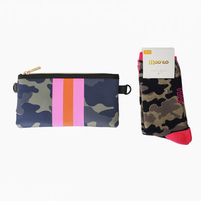 Socken / Camouflage Khaki - 6er Set