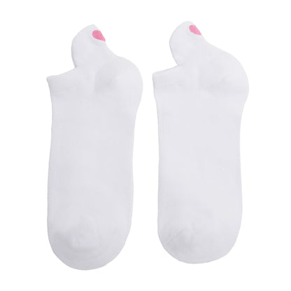 Socken / Sneaker Herz - Pink - 6er Set