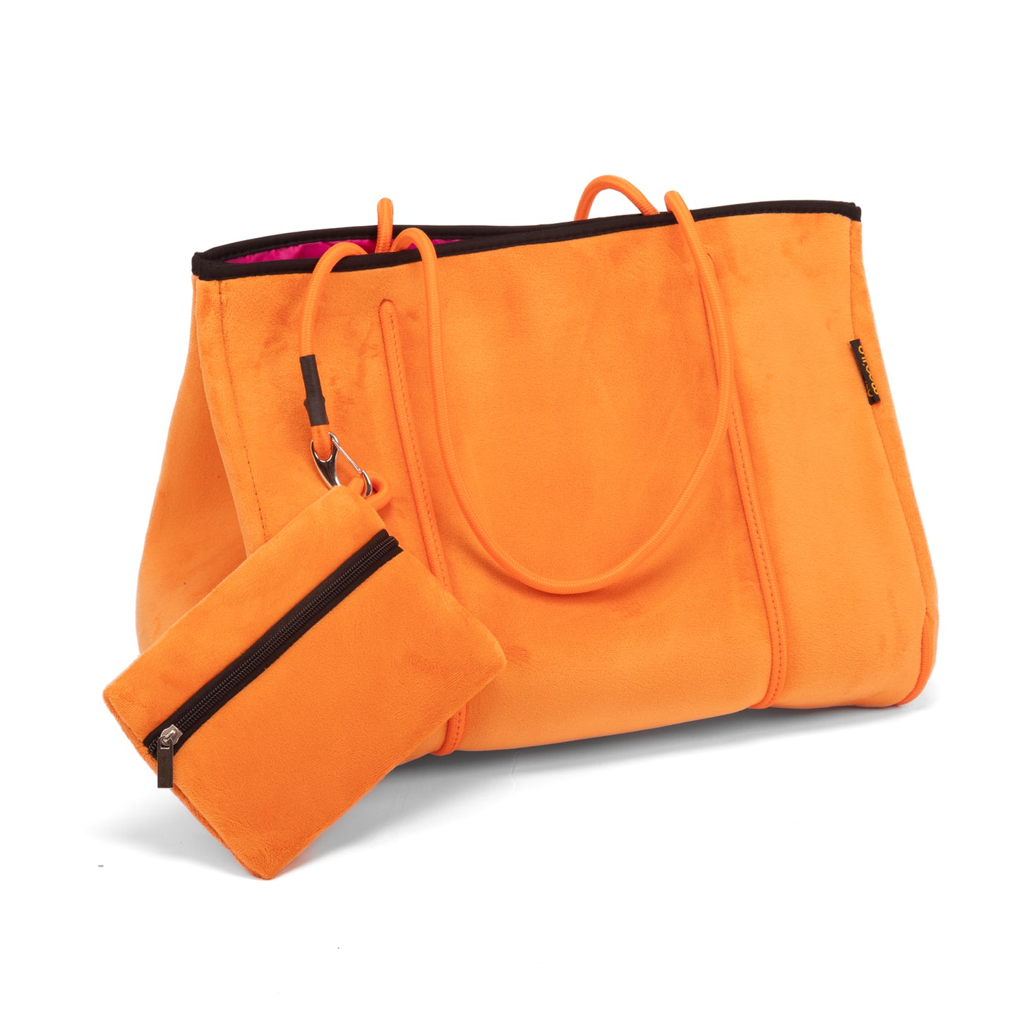 Taschen / Neopren-Samt-Tasche Lilly - Orange