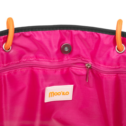 Taschen / Neopren-Samt-Tasche Lilly - Orange