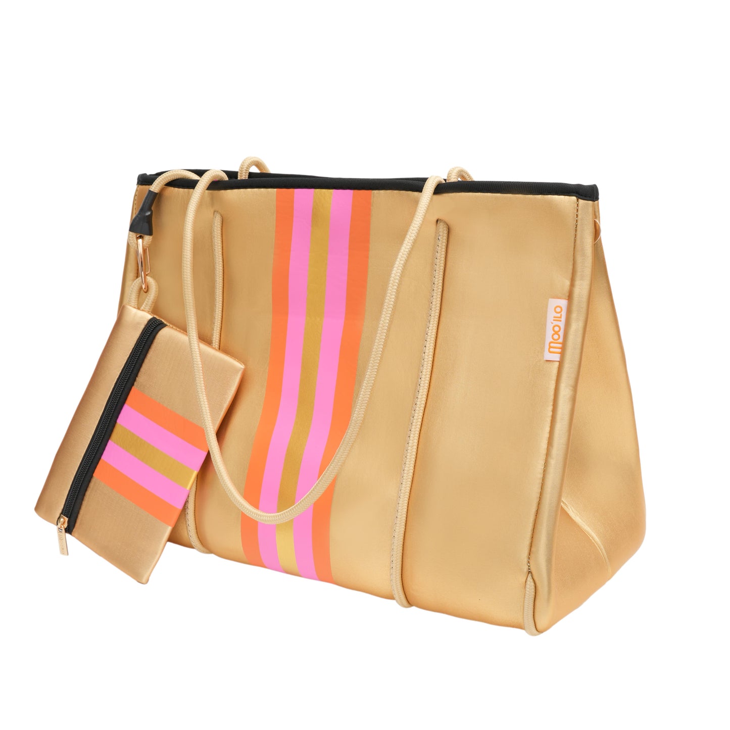 Taschen / Neopren-Shopper Lilly - Metallic Gold